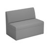 Canapé modulaire Modern Edge pour deux, gris ardoise