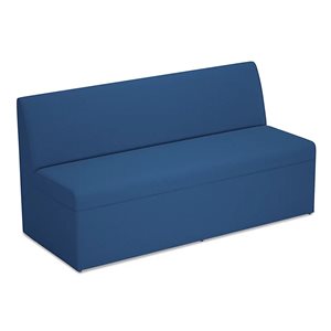 Modern Edge Modular Couch for Three-Midnight Blue