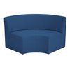 Modern Edge Canapé incurvé modulaire - Bleu nuit