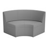 Modern Edge Canapé modulaire incurvé - Gris ardoise