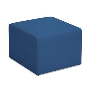 Modern Edge Modular Ottoman-Midnight Blue