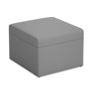 Modern Edge Modular Ottoman-Slate Grey