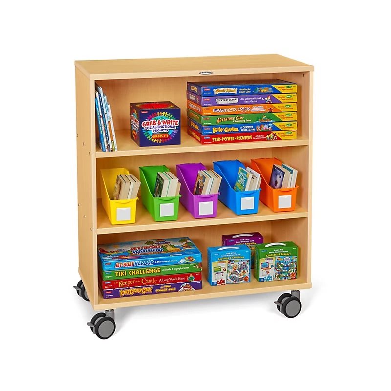 Flex-Space Mobile 3-Shelf All-Purpose Storage Unit