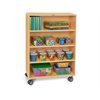 Unité de rangement polyvalente mobile à 4 tablettes Flex-Space