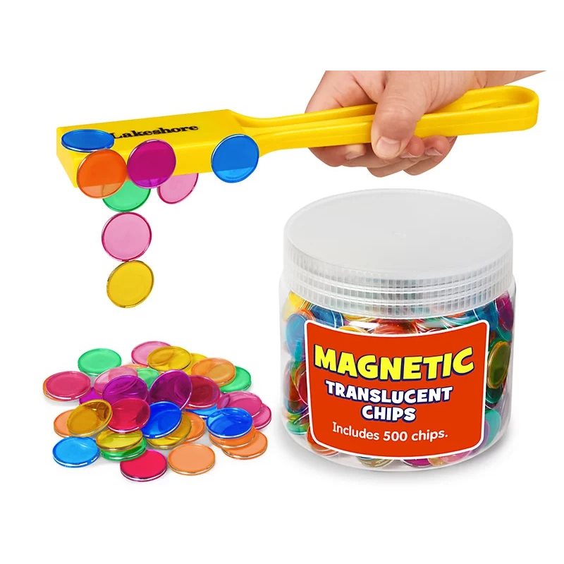 Puces magnétiques translucides