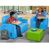 Flex-Space Comfy Chair with Desk & Power