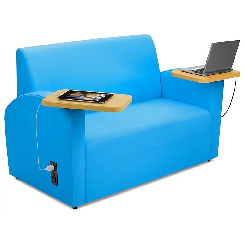 FlexSpace Comfy Couch with Desks & Power