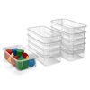 Bacs transparents Flex-Space - Lot de 10