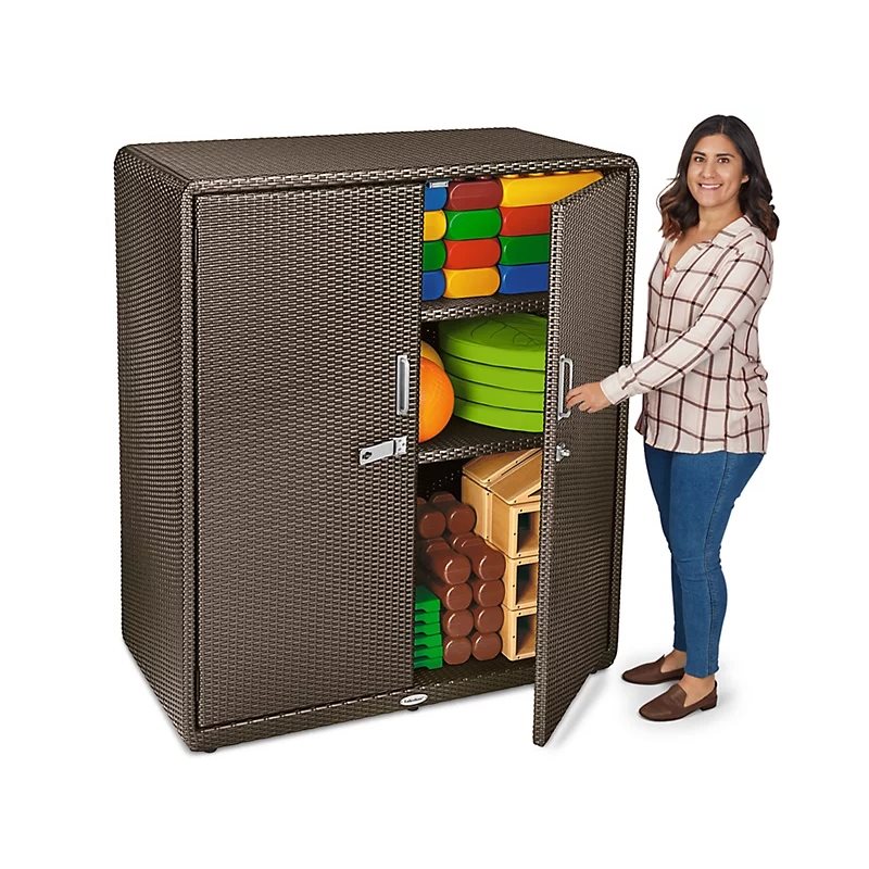 Armoire de rangement extérieure verrouillable