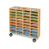 Flex-Space Organisateur de Travail Étudiant Mobile - Érable Moderne