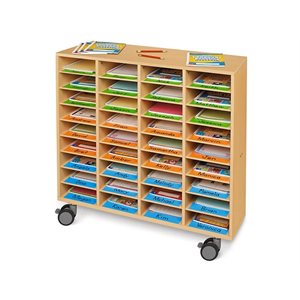 Flex-Space Organisateur de Travail Étudiant Mobile - Érable Moderne