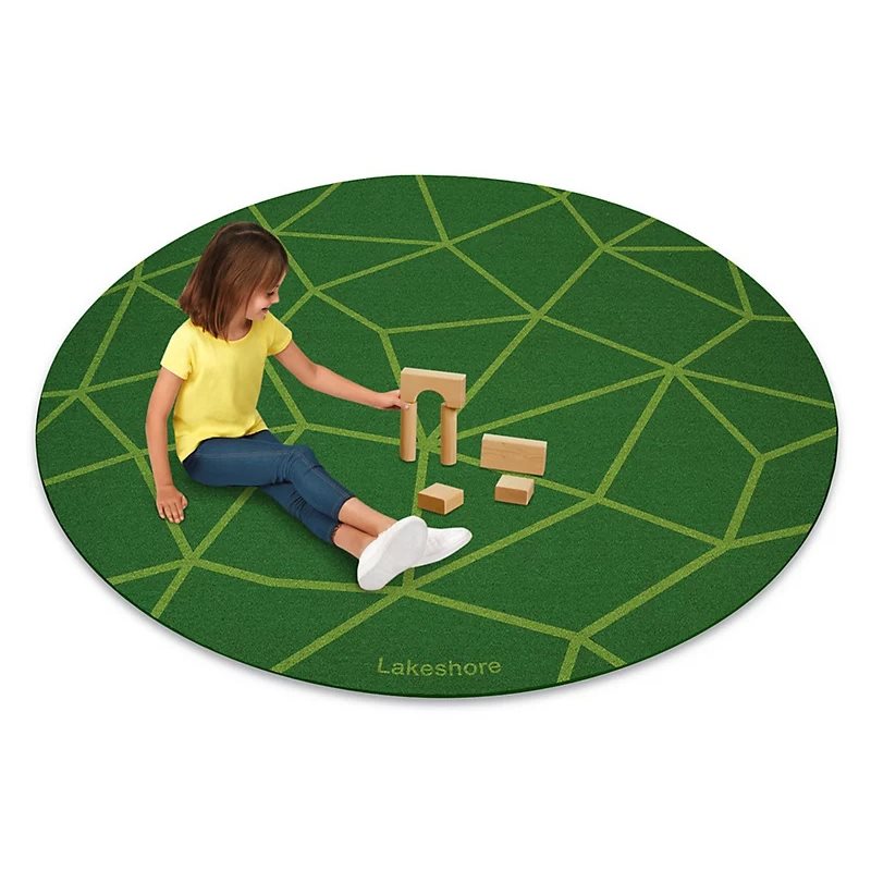 Just Like Home™ Natural Mosaic Round Carpet 6FT Round 