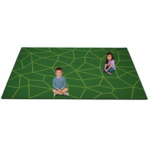 Tapis rectangulaire en mosaïque naturelle Just Like Home™ 9X12