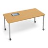 Modern Edge 24 x 60 Mobile Rectangular Table