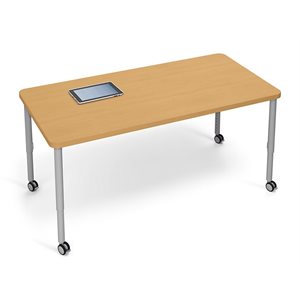 Table rectangulaire mobile Modern Edge 30 x 60