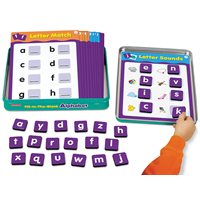 Fill-In-The-Blank Alphabet Activity Tin