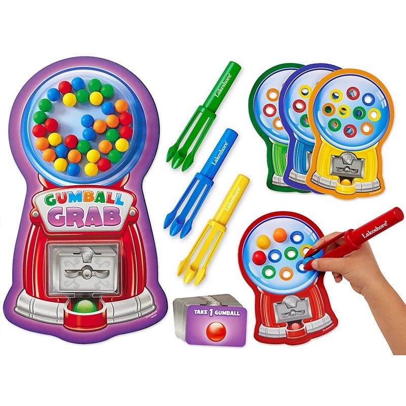 Gumball Grab Pre-Writing Game