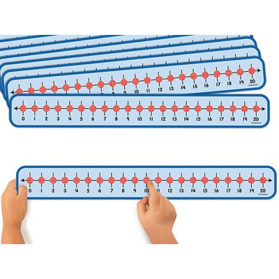 tactile number lines set of 30