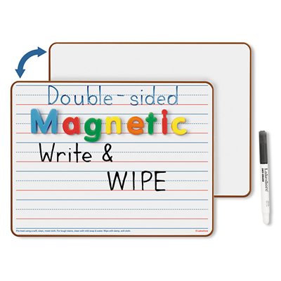 Double-Sided Magnetic Write & Wipe Board