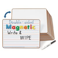 Double-Sided Magnetic Board - Set of 10