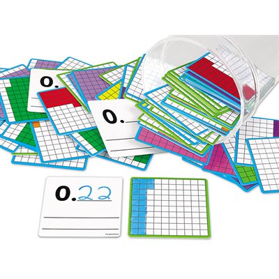 Each Grid Is Part Of A Decimal Number Chart