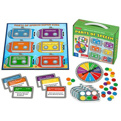 Parts of Speech Grab & Play Game - Gr. 1-2