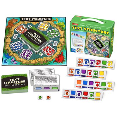 Text Structure Grab & Play Game - Gr. 3-4