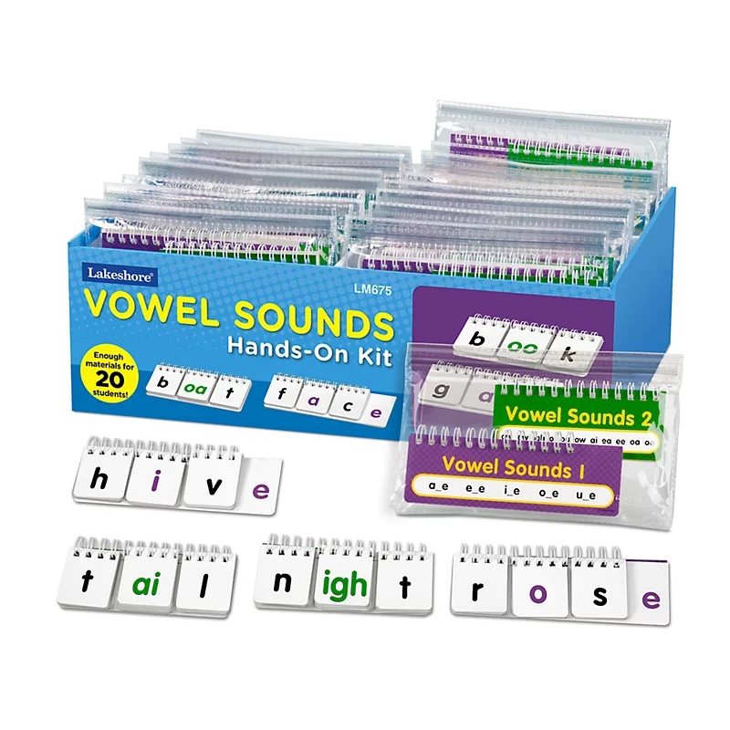 Vowel Sounds Hands-On Teaching Kit Vowel Sounds Hands-On Teaching Kit