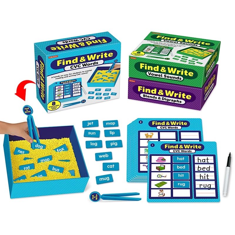Find & Write Phonics Activity Centres - Complete Set