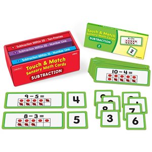 Cartes de soustraction sensorielle Touch & Match