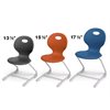 Chaise cantilever Ergo Bounce de Modern Edge - 13,5 po - Orange d'automne
