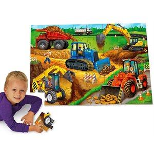 Puzzle de sol de chantier