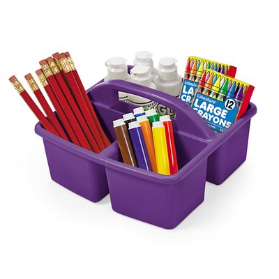 Caddy de fournitures de classe - Violet