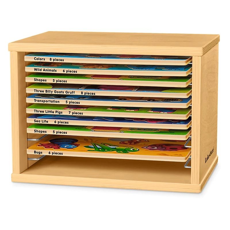 Cas de stockage de puzzle
