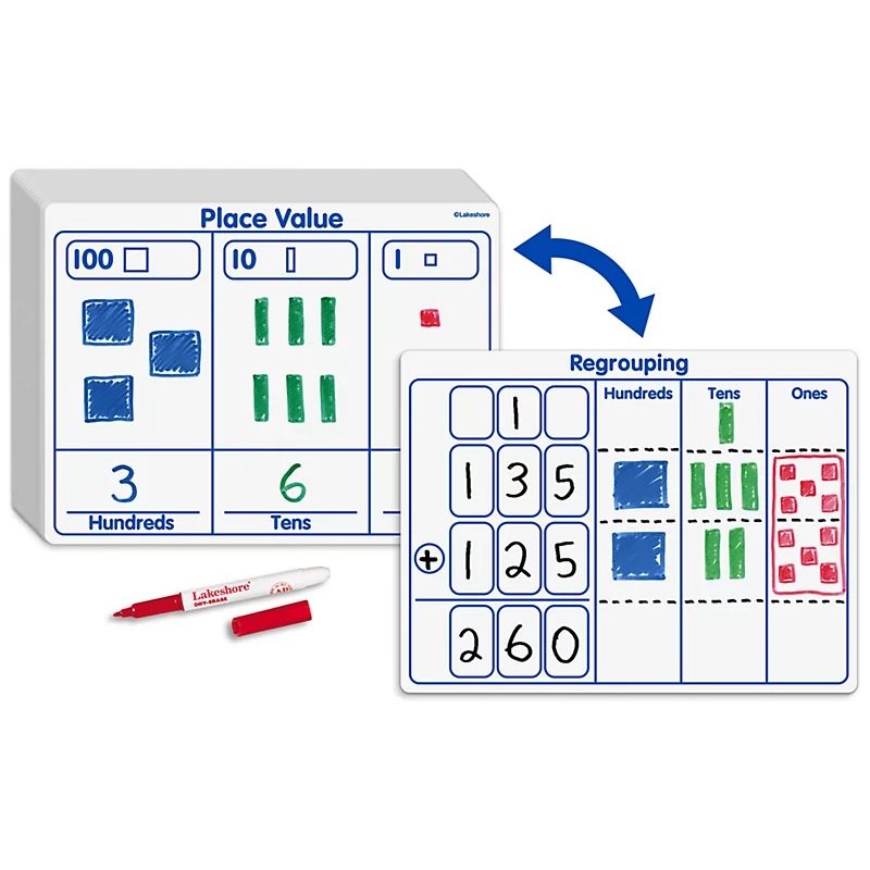 Place Value Write & Wipe Boards