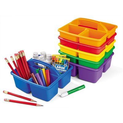 Caddies de fournitures de classe - Ensemble de 6