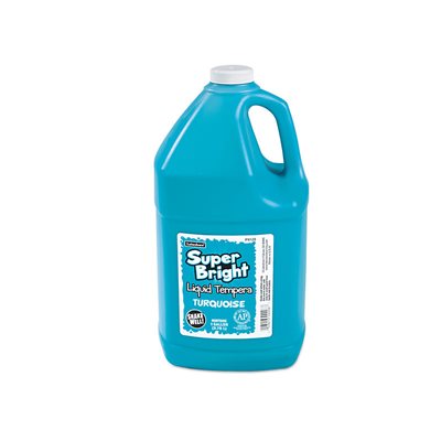 Tempera Liquide Brillant 1 Gallon-Turquoise Tempera Liquide Brillant 1 Gallon-Turquoise