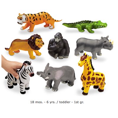 Animaux sauvages doux et compressibles Animaux sauvages doux et compressibles