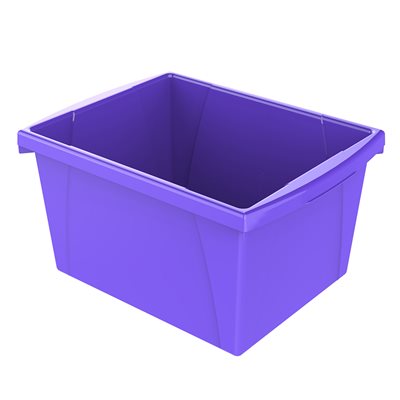 Classroom Storage Bin- 4 Gallon, Purple