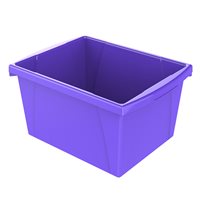 Classroom Storage Bin- 4 Gallon, Purple