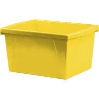 Classroom Storage Bin- 4 Gallon, Yellow