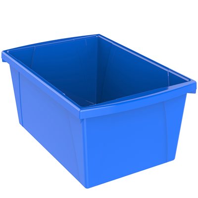 Classroom Storage Bin- 5.5 Gallon, Blue Classroom Storage Bin- 5.5 Gallon, Blue