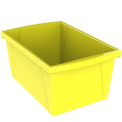 Classroom Storage Bin- 5.5 Gallon, Yellow Classroom Storage Bin- 5.5 Gallon, Yellow