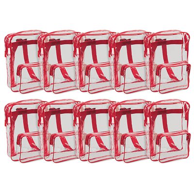 Take-Home Backpack Red - Set Of 10