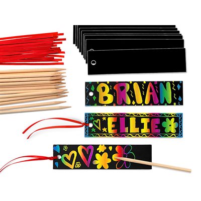 Rainbow Scratch Bookmarks