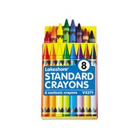 8-Colour Crayon Pack - Standard Size