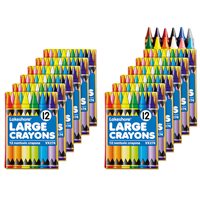 Large Crayon Pack -12 Colour - Dozen