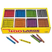 Best-Buy Grands crayons - Boîte de 8 couleurs