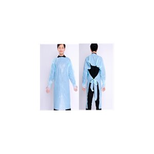  Disposable CPE Gown - Sky Blue - Set of 10