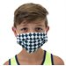 D- Youth Cotton Printed Face Mask with Ear Loops - Latex Free - Pack of 20